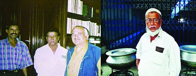 ডানে জর্ডানের যুবরাজ, মাঝে ফখরুদ্দিন বাবুর্চির ছেলে হাজি মোহাম্মদ রফিক, হাজি মোহাম্মদ রফিক