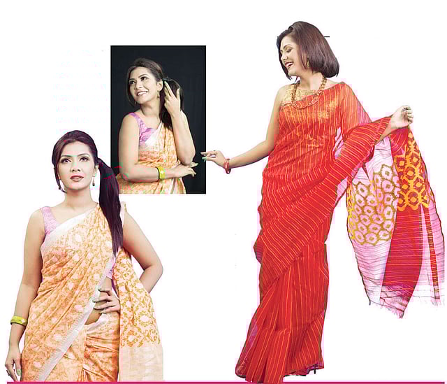 যেকোনো রঙের বোটনেক ব্লাউজ পরে ফেলতে পারেন শাড়ির সঙ্গে