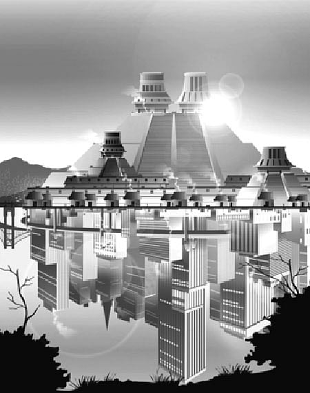 আধুনিক নগরের মৌলিক উপকরণগুলো মেক্সিকো অববাহিকার প্রাচীন বসতিগুলোর মধ্যেও বিদ্যমান ছিল ষ ছবি: গ্যাব্রিয়েল গার্সিয়া/সান্তা ফে ইনস্টিটিউট