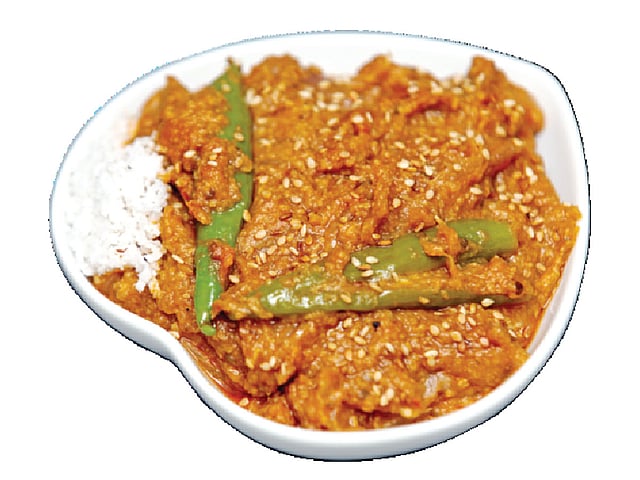 নারকেল-বেগুনের ভর্তা