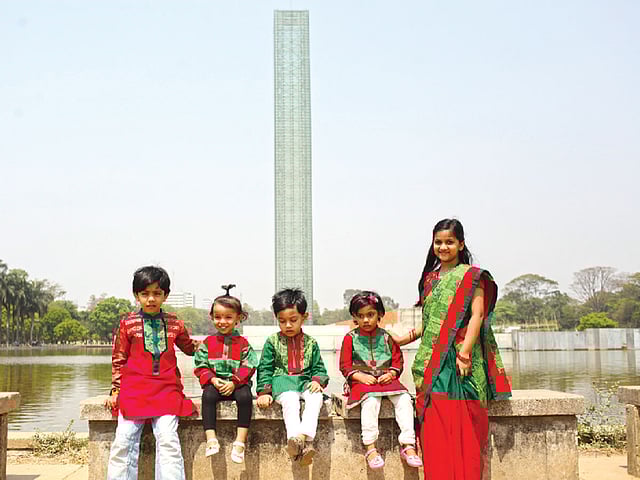 সব বয়সী শিশুদের জন্যই পাবেন এমন পোশাক। মডেল: পৃথ্বী, আলমিত্রা, আয়ান, দ্যুতি ও আলভিনা, পোশাক: অঞ্জন’স, ছবি: সুমন ইউসুফ