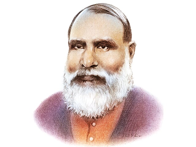 মীর মশাররফ হোসেন, প্রতিকৃতি: শিশির ভট্টাচার্য্য