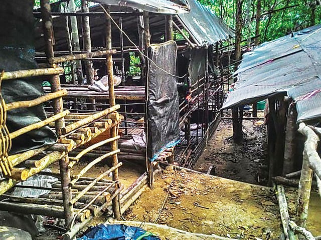 জঙ্গলের ভেতের বন্দিশালা