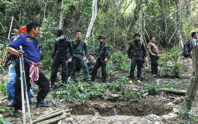 থাইল্যান্ডের জঙ্গলে আবিষ্কৃত গণকবর