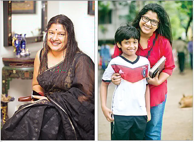 যাচ্ছেন দাওয়াতে, তাই কালো জামদানি, ছেলে রাজকুমারের সেঙ্গ