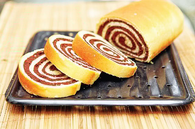 চকলেট পিন হুইল ব্রেড