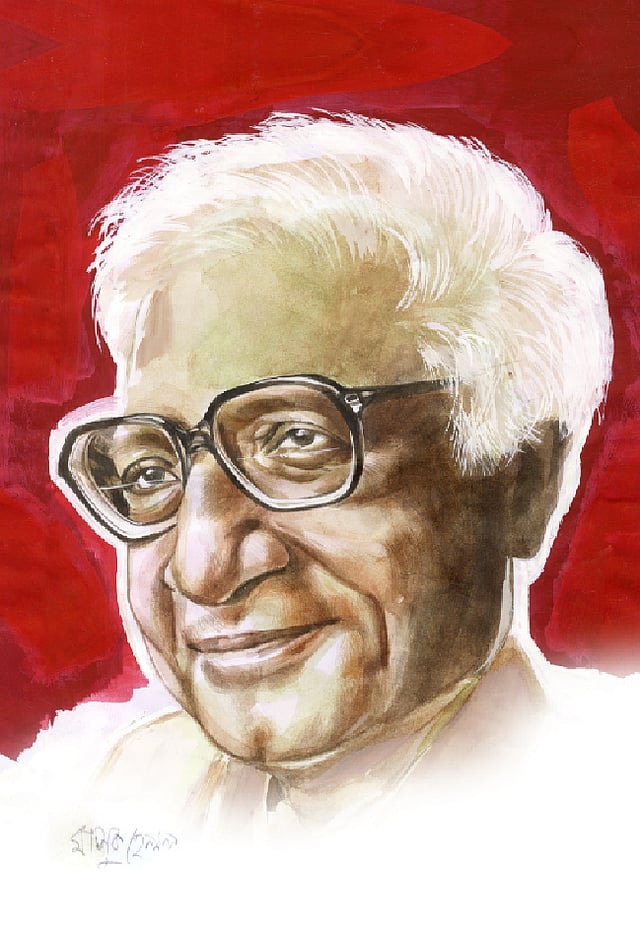 সিরাজুল ইসলাম চৌধুরী, প্রতিকৃতি: মাসুক হেলাল