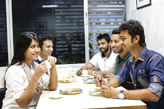 মডেল: রাজন, সাফওয়ান, তুর্জি, সাকিব ও তাসিন ছবি: কবির হোসেন