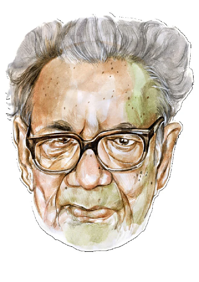 আবুল কালাম মোহাম্মদ যাকারিয়া (১৯১৮-২৪ ফেব্রুয়ারি ২০১৬), প্রতিকৃতি: মাসুক হেলাল