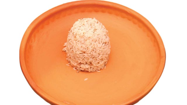 লাল চালের ভাত