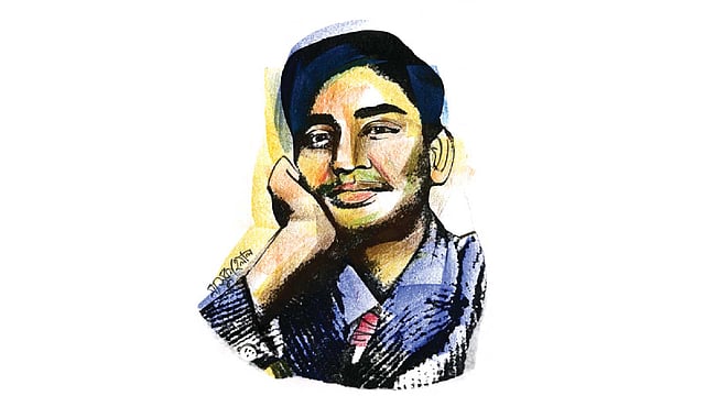 সুকান্ত ভট্টাচার্য: (আগস্ট ১৫, ১৯২৬—মে ১৩, ১৯৪৭), প্রতিকৃতি: মাসুক হেলাল