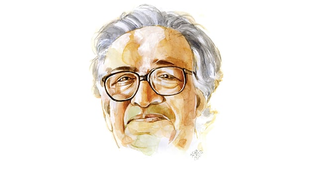 কে জি সুব্রামনিয়ন (১৫ ফেব্রুয়ারি ১৯২৪—২৯ জুন ২০১৬), প্রতিকৃতি: মাসুক হেলাল