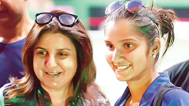 ফারাহ খান ও সানিয়া মির্জা