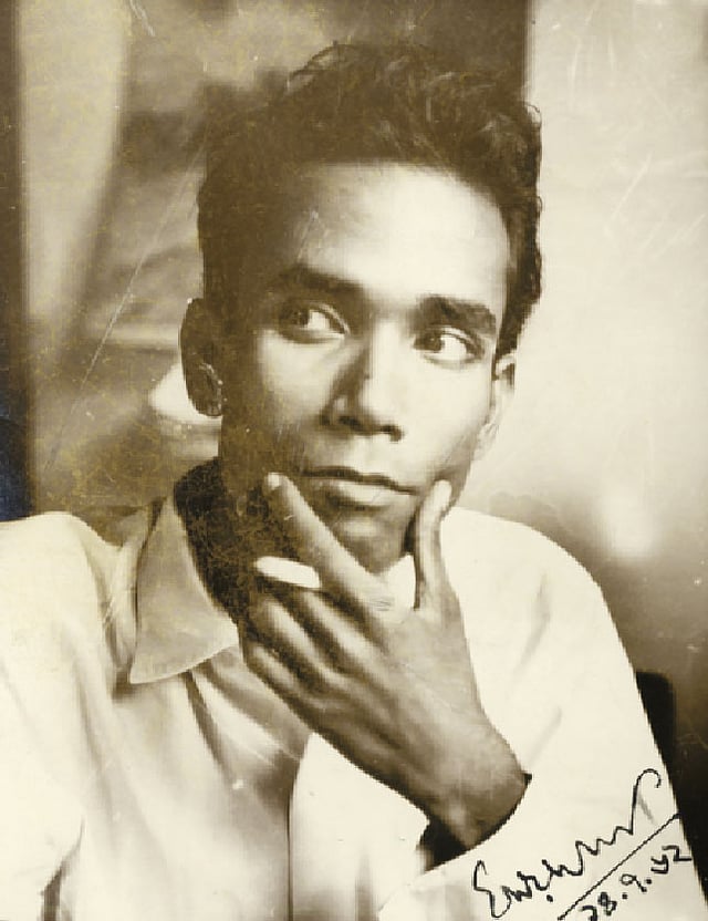 যৌবনে সৈয়দ শামসুল হক, ১৯৬২। ছবি: কাইয়ুম চৌধুরী