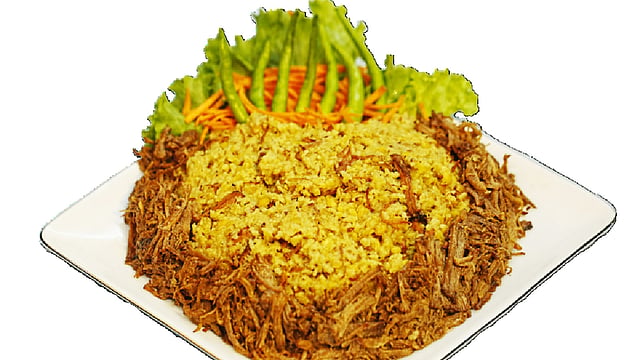 ঝুরা মাংসের খিচুড়ি