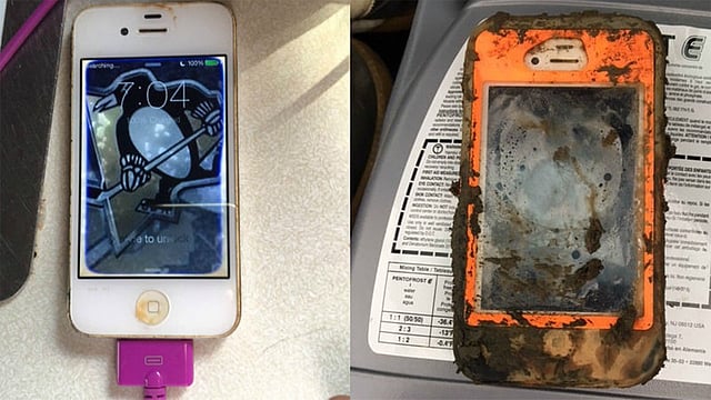 গানট্রামের আইফোন ৪।