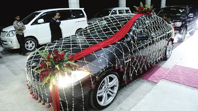 গাড়ির ব্যবহারটাই বেশি হয় বিয়ের সময়। ছবি: সংগৃহীত