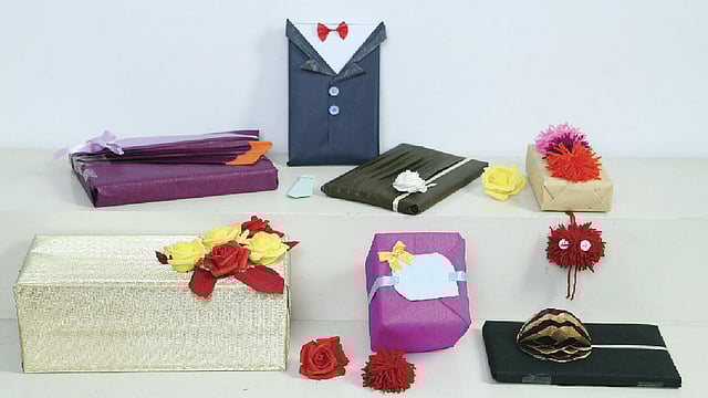 বিয়ের উপহারের মোড়কটি করুন নান্দনিকভাবে। ছবি: নকশা