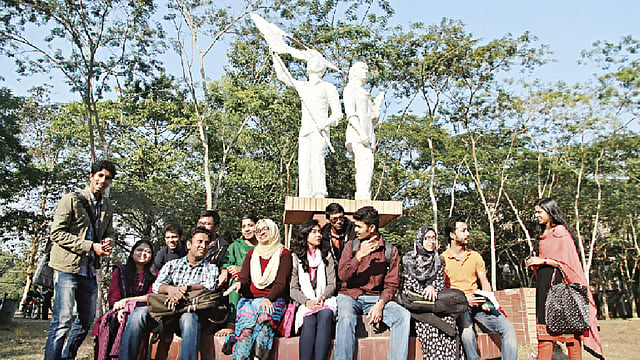 পর্যটকদের জন্যও দর্শনীয় স্থান শাবিপ্রবির ক্যাম্পাস