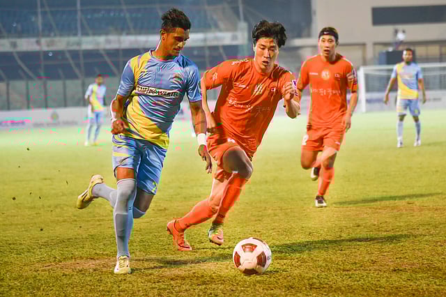 সেমিতেই থামল চট্টগ্রাম আবাহনীর লড়াই। ছবি: সৌরভ দাশ।