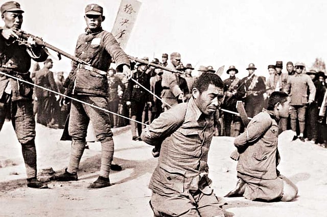 চীনাদের ওপর জাপানি সেনাবাহিনীর নির্মমতা