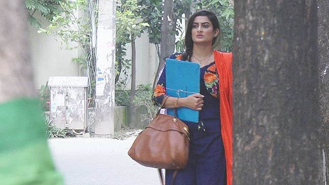 ‘মন ছুঁয়েছে মন’ ধারাবাহিকের দৃশ্য অপর্ণা