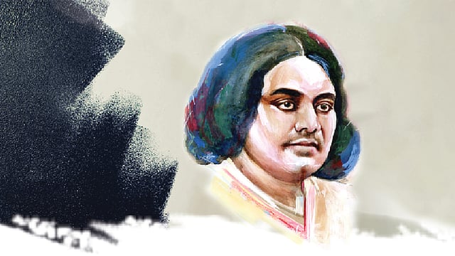 কাজী নজরুল ইসলাম (১১ জৈ্যষ্ঠ ১৩০৬—১২ ভাদ্র ১৩৮৩) l মাসুক হেলালের নজরুল-প্রতিকৃতি অবলম্বনে প্রচ্ছদ মনিরুল ইসলাম