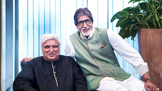 জাভেদ আখতার ও অমিতাভ বচ্চন।