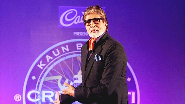 ‘কৌন বনেগা ক্রোড়পতি’র উপস্থাপক অমিতাভ।