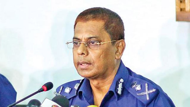 আইজিপি একেএম শহীদুল হক। প্রথম আলো ফাইল ছবি