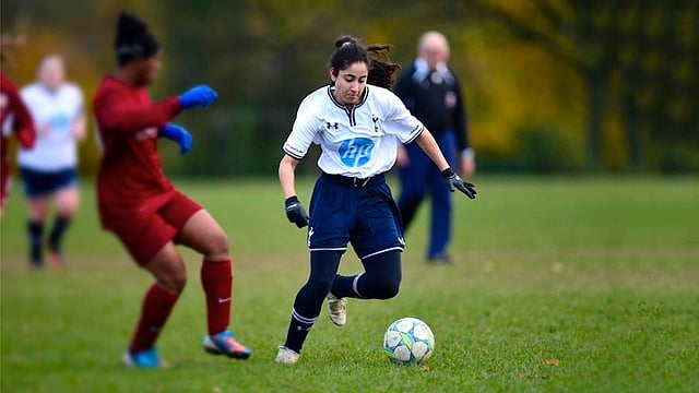 টটেনহামের জার্সিতে তানভি হ্যানসন। ছবি: সংগৃহীত