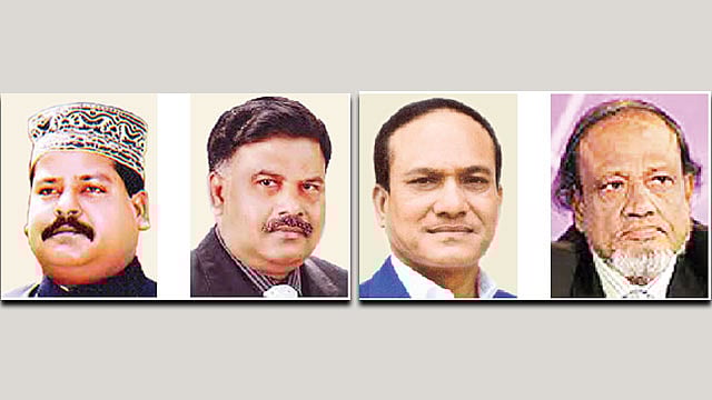 ইলিয়াস উদ্দিন মোল্লাহ্, এখলাস উদ্দিন মোল্লাহ্, এস এম মান্নান ও রফিকুল ইসলাম মিয়া