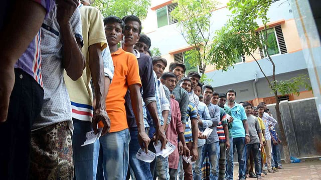 খুলনা সিটি করপোরেশন নির্বাচনে মঙ্গলবার সকাল আটটা থেকে বিকেল চারটা পর্যন্ত টানা ভোটগ্রহণ চলে। ছবি: ফোকাস বাংলা