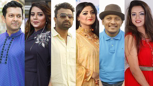 তাহসান, কনা, ইমরান, সালমা, মিনার ও কর্নিয়া।