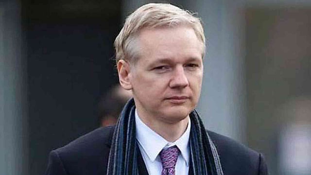 উইকিলিকসের প্রতিষ্ঠাতা জুলিয়ান অ্যাসাঞ্জ। ছবি: এএফপি