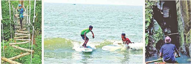 পর্যটনের প্রতি মানুষের আকর্ষণ বাড়ছে। তার সঙ্গে বাড়ছে রোমাঞ্চকর পর্যটন। ছবি: প্রথম আলো ও ট্র্যাভেলার্স অব বাংলাদেশ