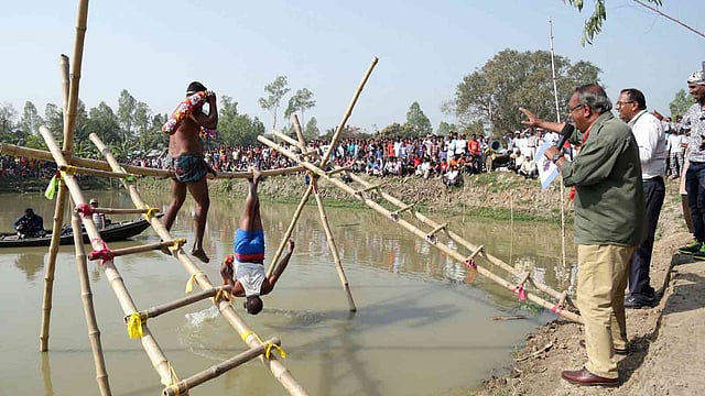 ‘কৃষকের ঈদ আনন্দ’ অনুষ্ঠানের দৃশ্য