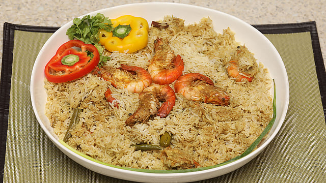 চিংড়ির বিরিয়ানি