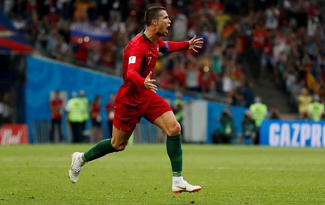 বিশ্বকাপের সব আলো এখন রোনালদোর। ছবি: রয়টার্স