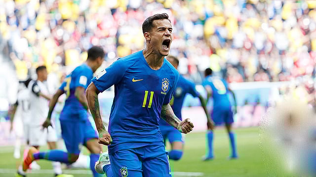 নেইমারকে ছাড়িয়ে দলের মূল ভূমিকায় এখন কুতিনহো। ছবি:রয়টার্স