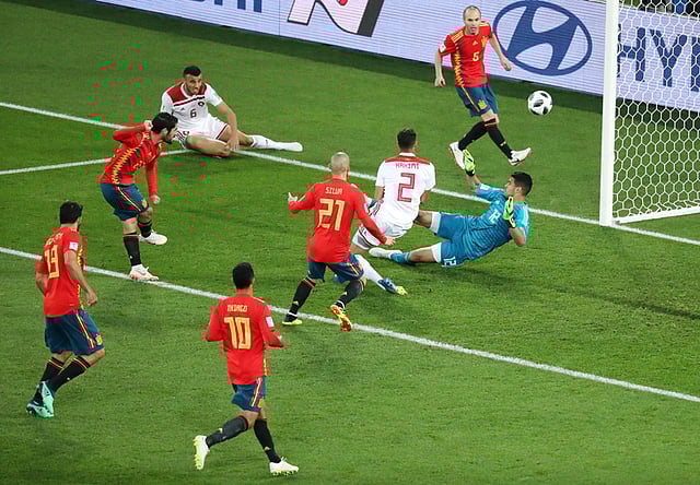 পঞ্চম মাদ্রিদিস্তা যিনি বিশ্বকাপে গোলের দেখা পেয়েছেন। ছবি:রয়টার্স