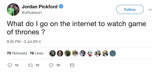 গত বিশ্বকাপেও খেলার বদলে তাঁর কৌতূহল ছিল জনপ্রিয় টিভি সিরিজ নিয়ে। ছবি: টুইটার