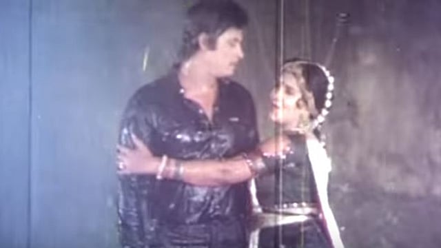 ‘নরম-গরম’ ছবির দৃশ্যে ওয়াসিম ও অঞ্জু ঘোষ