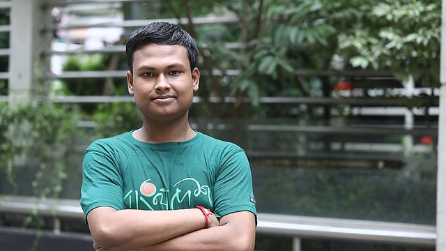 জয়দীপ সাহা। ছবি: প্রথম আলো