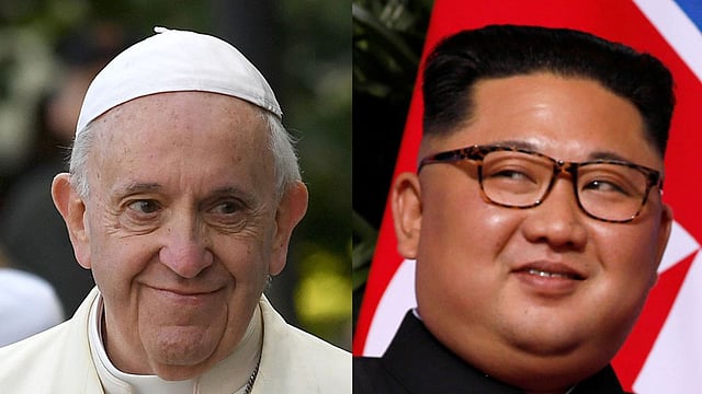 পোপ ফ্রান্সিস ও কিম জং উন