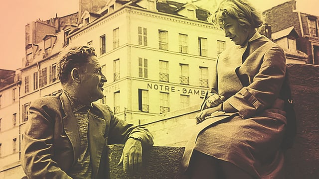 একান্ত মুহূের্ত নাজিম হিকমত ও ভেরা তুলিয়াকোভা। ছবি: সংগৃহীত