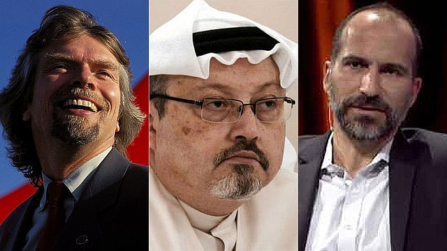 জামাল খাসোগি নিখোঁজের ঘটনায় ভার্জিন গ্রুপের প্রধান রিচার্ড ব্রানসন ও উবারের সিইও দারা খোসরোওশাহী সৌদি আরবের সঙ্গে ব্যবসায়িক সম্পর্ক থেকে সরে যাওয়ার ঘোষণা দিয়েছেন। ফাইল ছবি