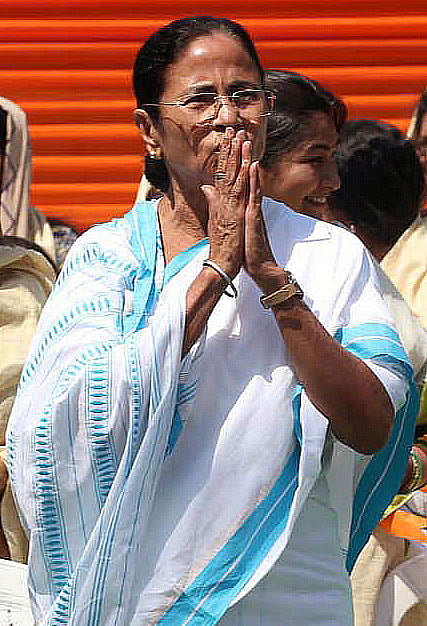 ভারতের পশ্চিমবঙ্গের মুখ্যমন্ত্রী মমতা বন্দ্যোপাধ্যায়। ছবি: ভাস্কর মুখার্জি