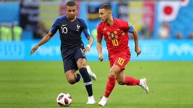 কিলিয়ান এমবাপ্পেকেই সেরা বলছেন হ্যাজার্ড। ফাইল ছবি