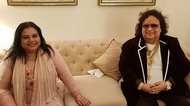 রুনা লায়লা ও বাপ্পি লাহিড়ী। ছবি: ফেসবুক থেকে নেওয়া